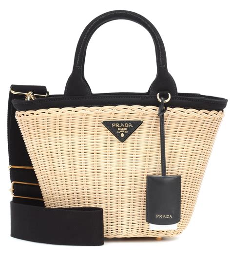 prada straw beach bag|prada straw tote bag.